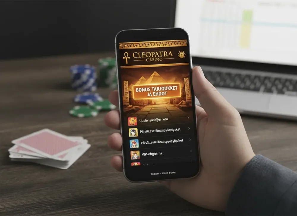 Cleobetra casino bonus tarjoukset ja ehdot pelaajille