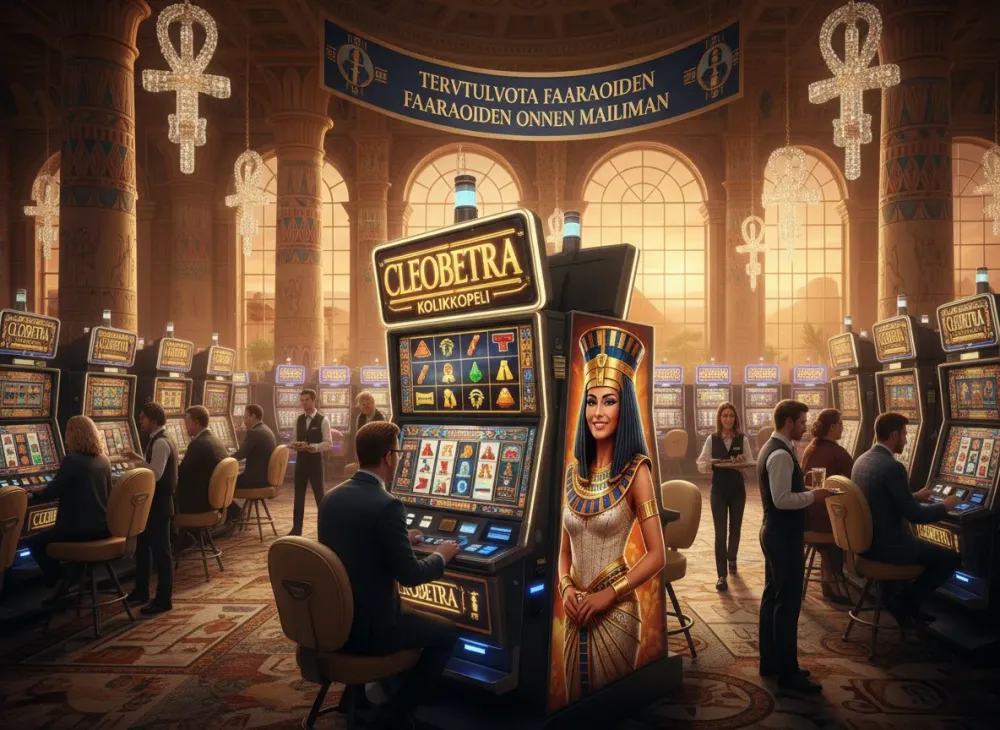 Cleobetra kolikkopeli tarjoaa Egypti-teemaista pelaamista